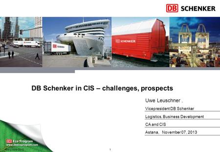 DB Schenker in CIS – challenges, prospects