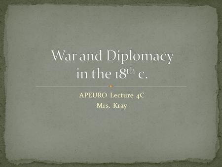 APEURO Lecture 4C Mrs. Kray. French and the English surpass Dutch Joint Stock Companies expand French East India Company British East India Company.