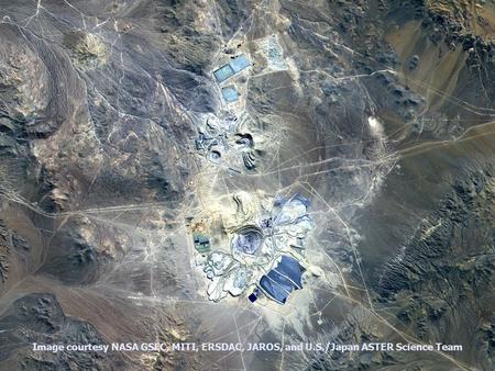 Business Opportunities: Chilean Mining Industry Carlos F. Capurro Senior Commercial Advisor U.S. Commercial Service Santiago, Chile Image courtesy NASA.