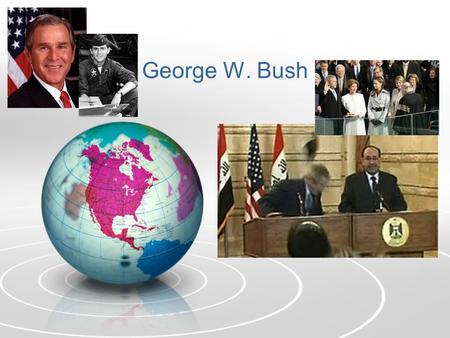 George W. Bush. 2000 Election Gore vs. Bush 3 rd party cut into the votes of the major parties Florida recounts Electoral college vs popular vote Supreme.