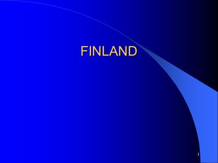 1 FINLAND. 2 Pre-1970s Volkschools (6 years) After year 4: o Some pupils to lower secondary (5 years) and then upper secondary (3 years) Inequality of.