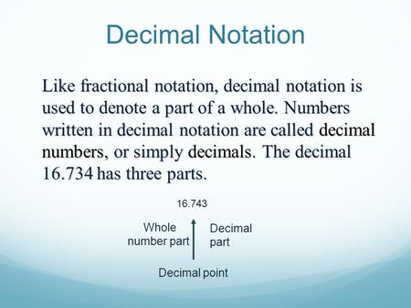 Chapter 1 / Whole Numbers and Introduction to Algebra