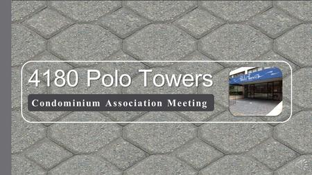 Condominium Association Meeting