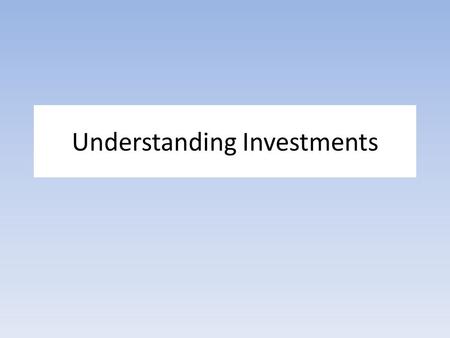 Understanding Investments. If you could have $100 right now or $150 in one year, which one would you choose? Why?