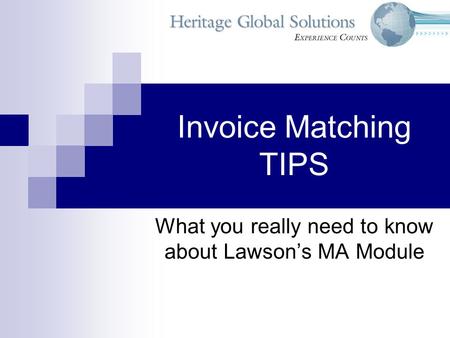 What you really need to know about Lawson’s MA Module