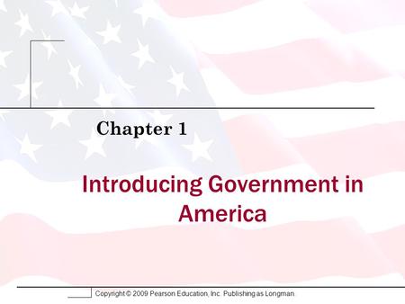 Introducing Government in America