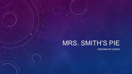 MRS. SMITH’S PIE CREATING PIE CHARTS. WHAT IS YOUR FAVORITE KIND OF MUSIC? o Pop o Alternative o Rock (Metal) o Country o Blues o Hip Hop/Rap o Dubstep.