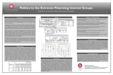 Introduction ResultsLiterature and Data Cited In recent years the House of Representatives and the Senate have been gridlocked. Recent examples such as.