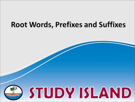 Root Words, Prefixes and Suffixes. What are root words? Root words are real words that mean something on their own. For example: like, cap, and luck are.