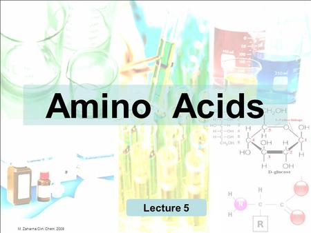 M. Zaharna Clin. Chem. 2009 Amino Acids Lecture 5.