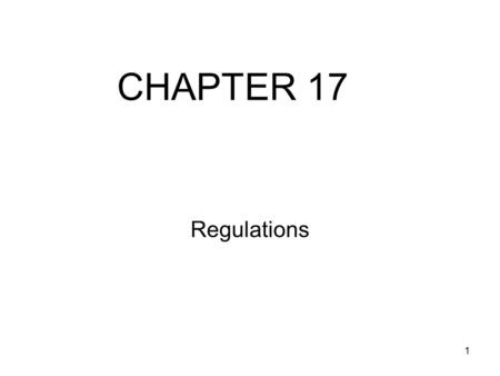 CHAPTER 17 Regulations 1. You will need the following Industry Canada documents: RIC-3, RIC-9, RBR-3, RBR4 These can be downloaded from the Coax Publications.