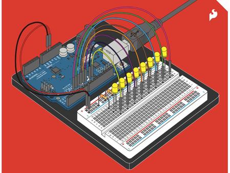 Image of Arduino. Arduino discussion Address issues with circuit walk-through – Electricity, Programming, Arduino Concepts Work on BeatTable (next week)