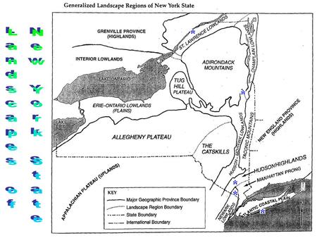 Atlantic Coastal Plain: Fire Island is a barrier island on the South Side of Long Island. Glacial Outwash and Deposition from Ocean Processes.