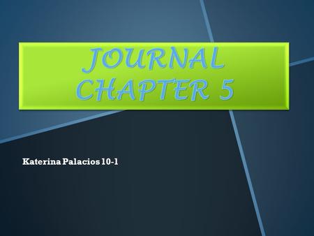 Katerina Palacios 10-1. The perpendicular bisector theorem states that if one point lies on the perpendicular bisector of a segment then it is equidistant.