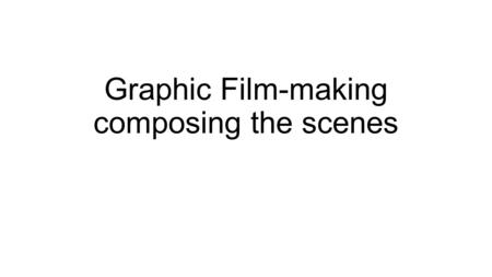 Graphic Film-making composing the scenes. Battleship Potemkin 1925- Sergei Eisenstein Battleship Potemkin is a 1925 silent film directed by Sergei Eisenstein.