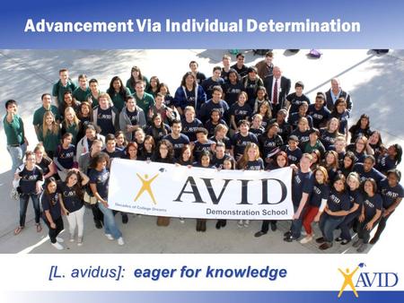 Advancement Via Individual Determination