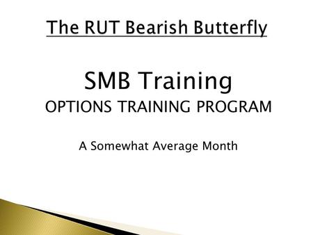 The RUT Bearish Butterfly