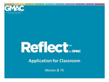 Application for Classroom Movies & TV. Activity Learning Objective Through the critical review of movie and TV clips, students develop a deeper appreciation.