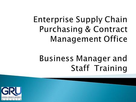 Our Mission Statement:  To provide leadership and excellence in the purchase of supplies, equipment, and services at the lowest total life- cycle-cost.