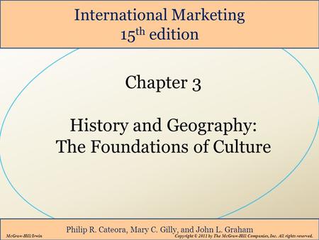 History and Geography: The Foundations of Culture