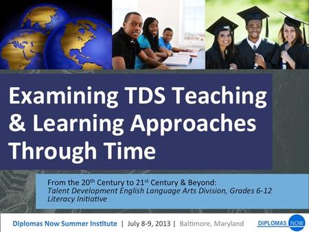 Facilitators: Teresa Roe English Language Arts Division Manager, TDS Latahshia Coleman English Language Arts Instructional Facilitator, TDS Session Outcomes.