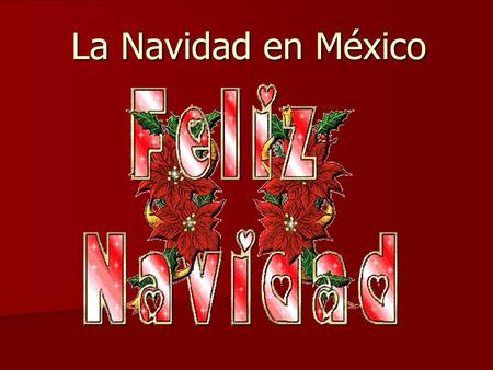 La Navidad en México.