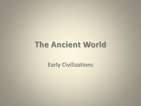 Early Civilizations. Law Codes Hammurabi, King of Babylon, wrote one of the 1 st major law codes to bring stability to his people.