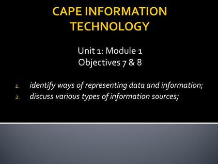 CAPE INFORMATION TECHNOLOGY