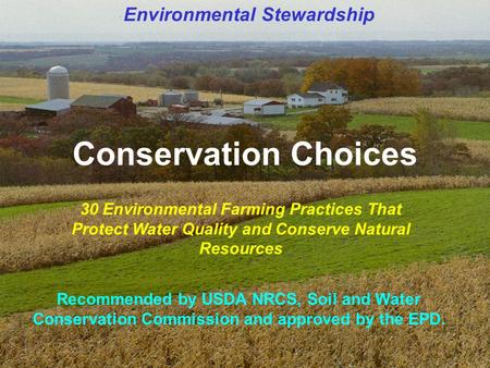 Environmental Stewardship