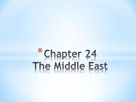 * By 1947, Palestine remained the only significant European-ruled territory in Middle East. * November 29, 1947: United Nations voted to partition Palestine.