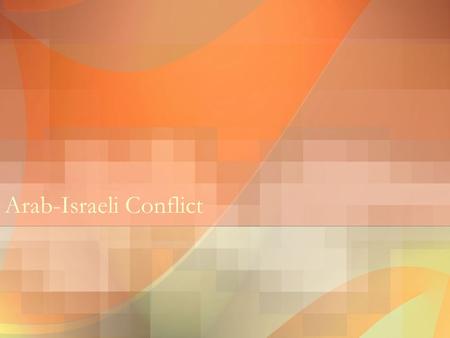 Arab-Israeli Conflict. The Palestine Question The History of Palestine Originally Palestine had always been a disputed land Jews claim that Palestine.