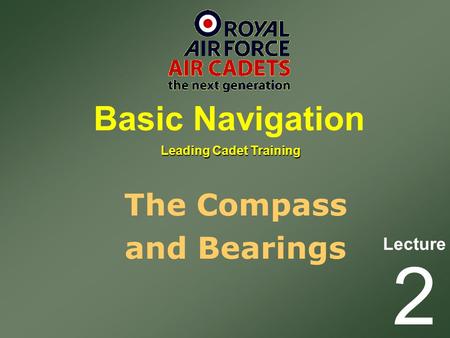 Leading Cadet Training