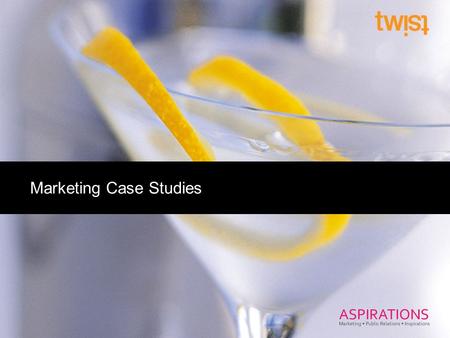 Marketing Case Studies. Click to edit Master title style Lynmar Estate Winery Case Study.