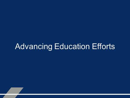 Advancing Education Efforts. Public Works Institutes.