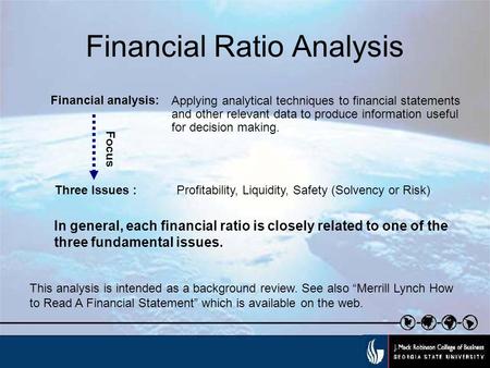 Financial Ratio Analysis