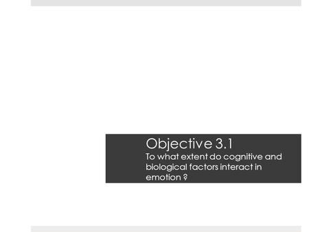 What do we already know about emotion?