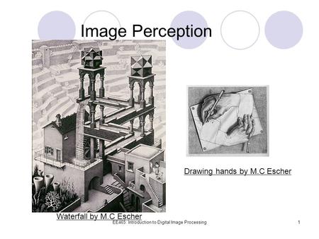 EE465: Introduction to Digital Image Processing