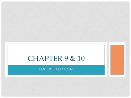 TEST REFLECTION CHAPTER 9 & 10. QUESTION 1 A spreadsheet is an application program you can use for working with numbers and doing math. False Look up.