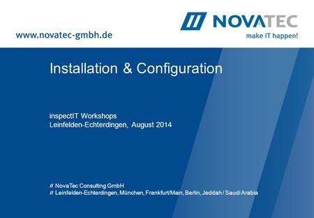 Installation & Configuration