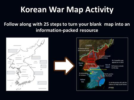 Korean War Map Activity