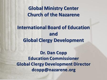 The late Dr. John A. Knight often stated, “Holiness, missions, and education are the hallmarks of who we are.” “Santidad, misiones y educacion son las.