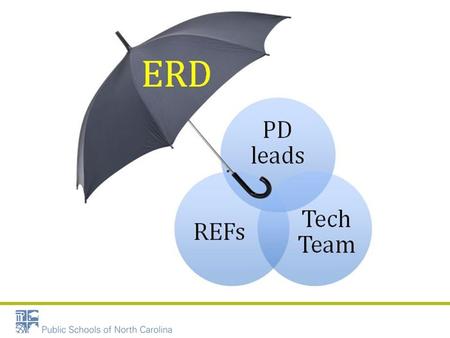 REGIONAL EDUCATION FACILITATORS The ERD Umbrella.