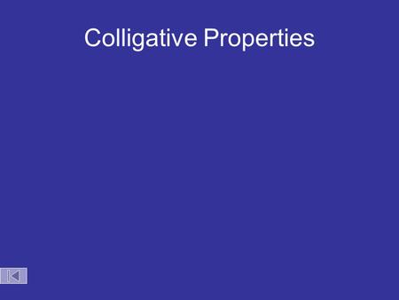 Colligative Properties. occurs when neutral combinations of particles separate into ions while in aqueous solution. sodium chloride sodium hydroxide hydrochloric.