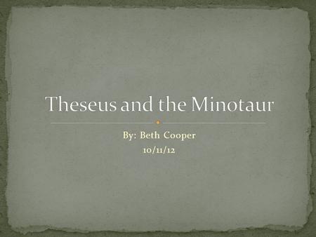 Theseus and the Minotaur