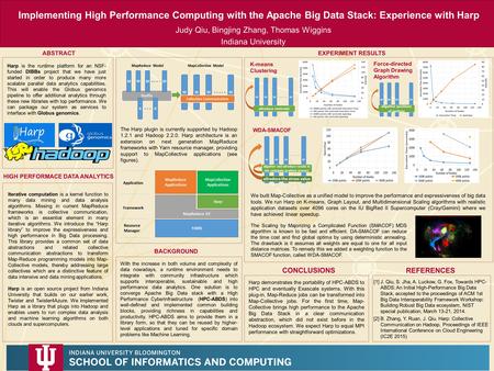 Iterative computation is a kernel function to many data mining and data analysis algorithms. Missing in current MapReduce frameworks is collective communication,