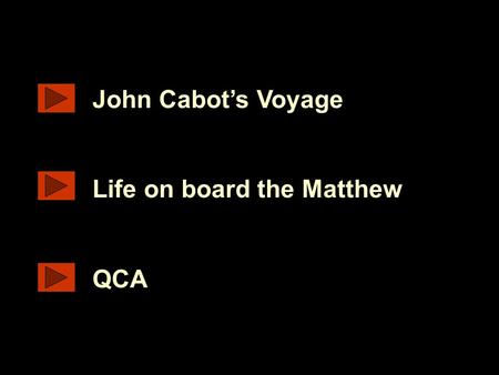 Www.ks1resources.co.uk John Cabot’s Voyage Life on board the Matthew QCA.