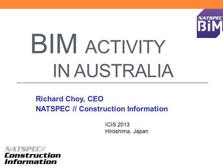 BIM ACTIVITY iN AUSTRALIA