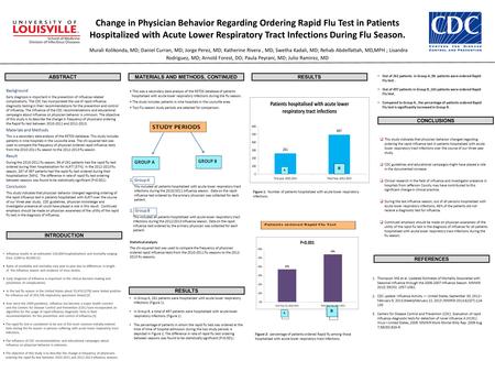 Change in Physician Behavior Regarding Ordering Rapid Flu Test in Patients Hospitalized with Acute Lower Respiratory Tract Infections During Flu Season.