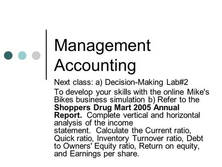 Management Accounting