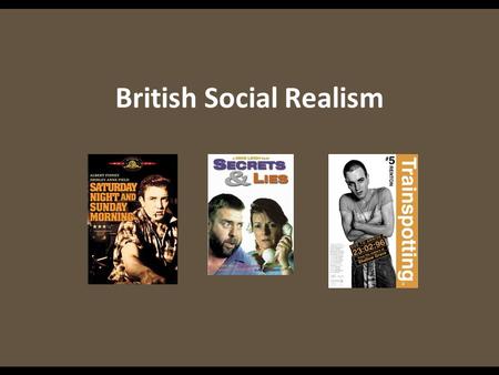 British Social Realism